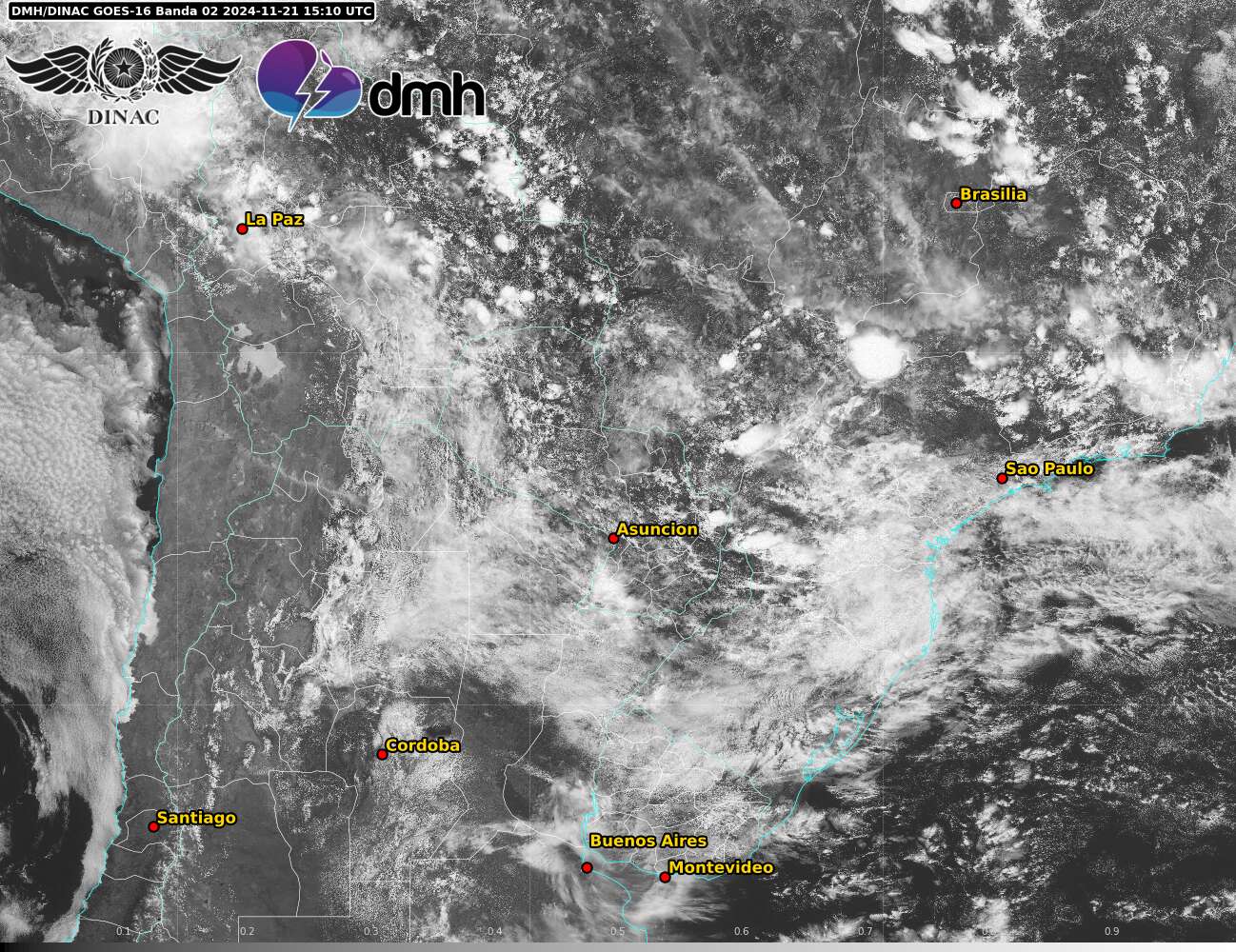 Imagen Satelital - GOES 16