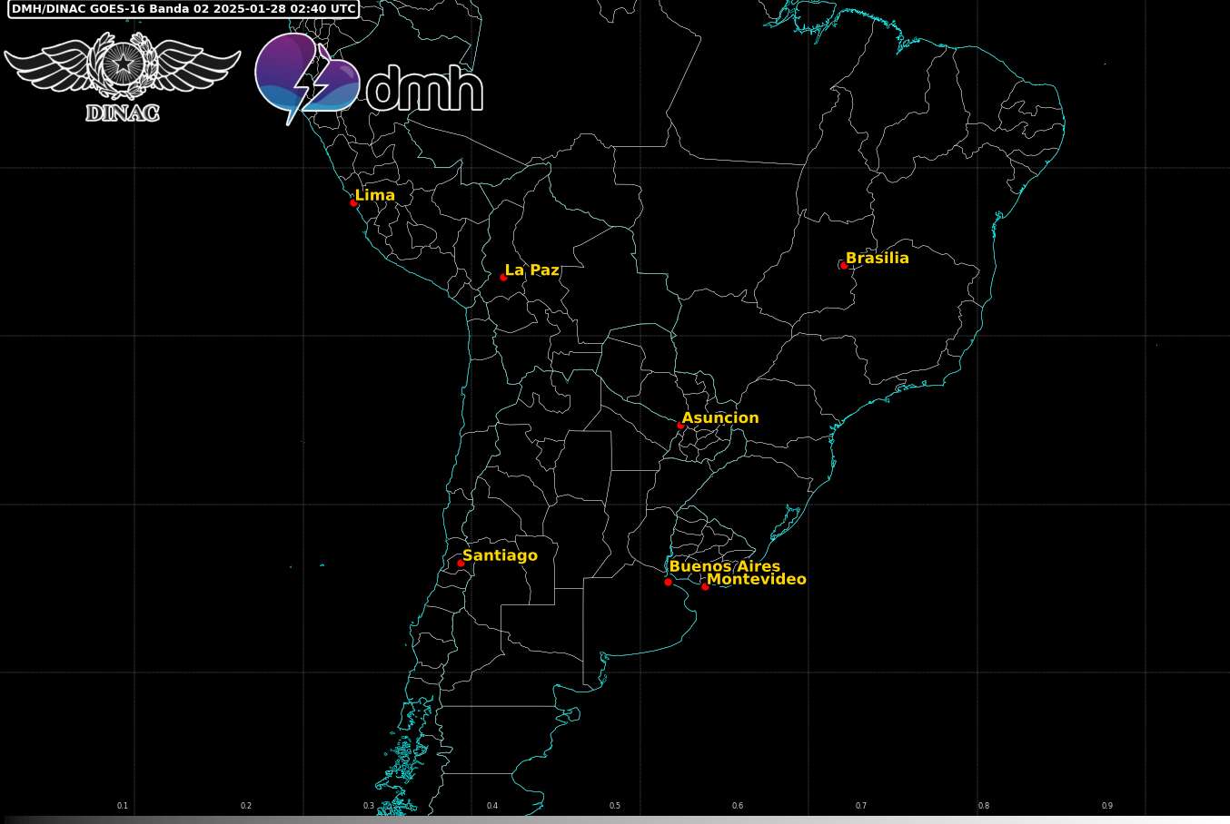 Imagen Satelital - GOES 16