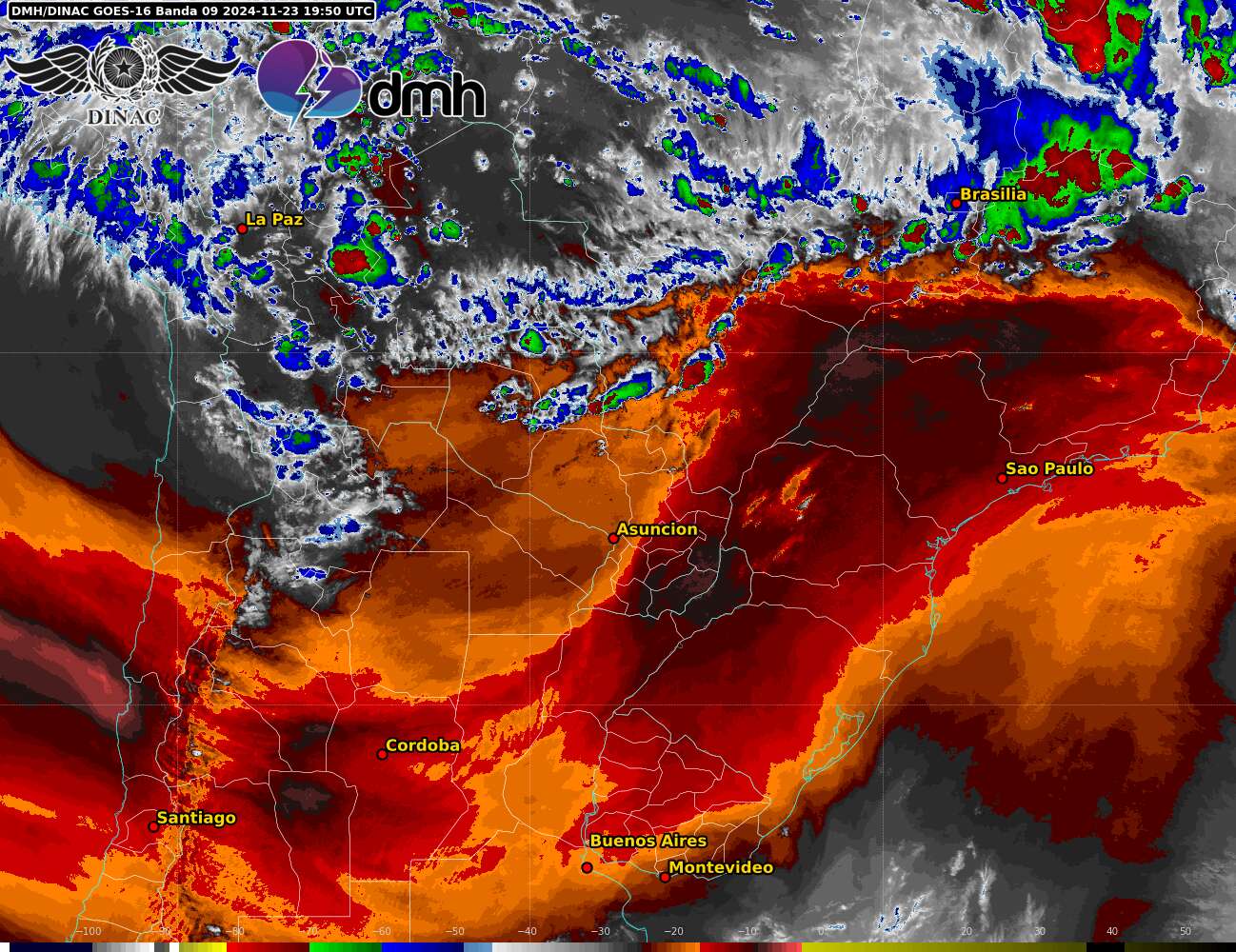 Imagen Satelital - GOES 16