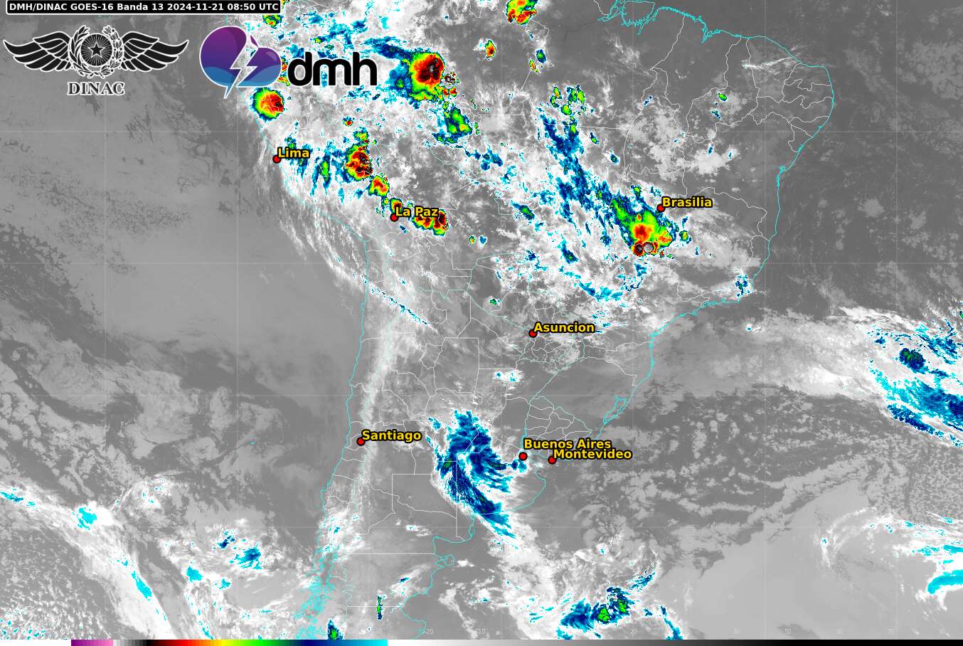 Imagen Satelital - GOES 16