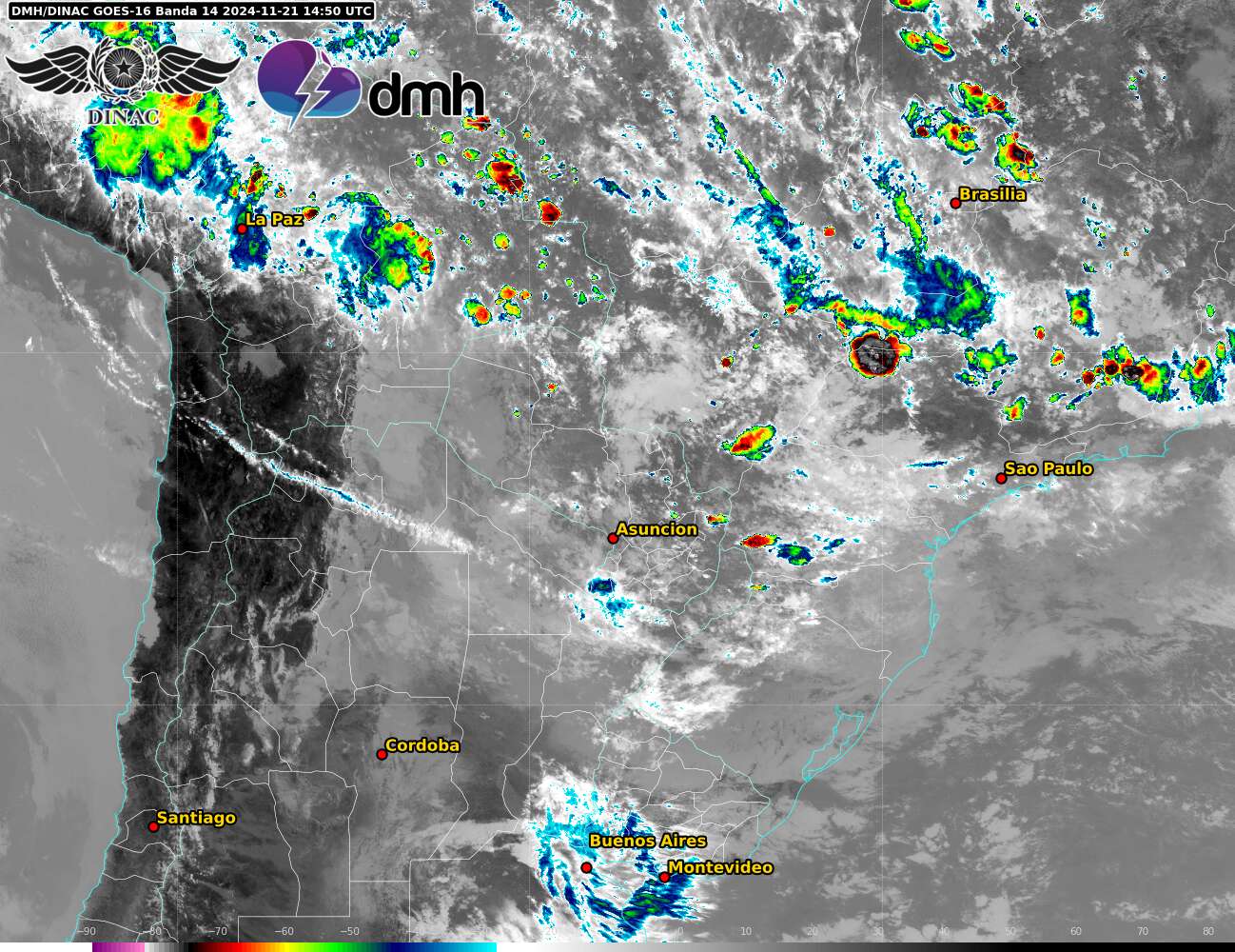 Imagen Satelital - GOES 16