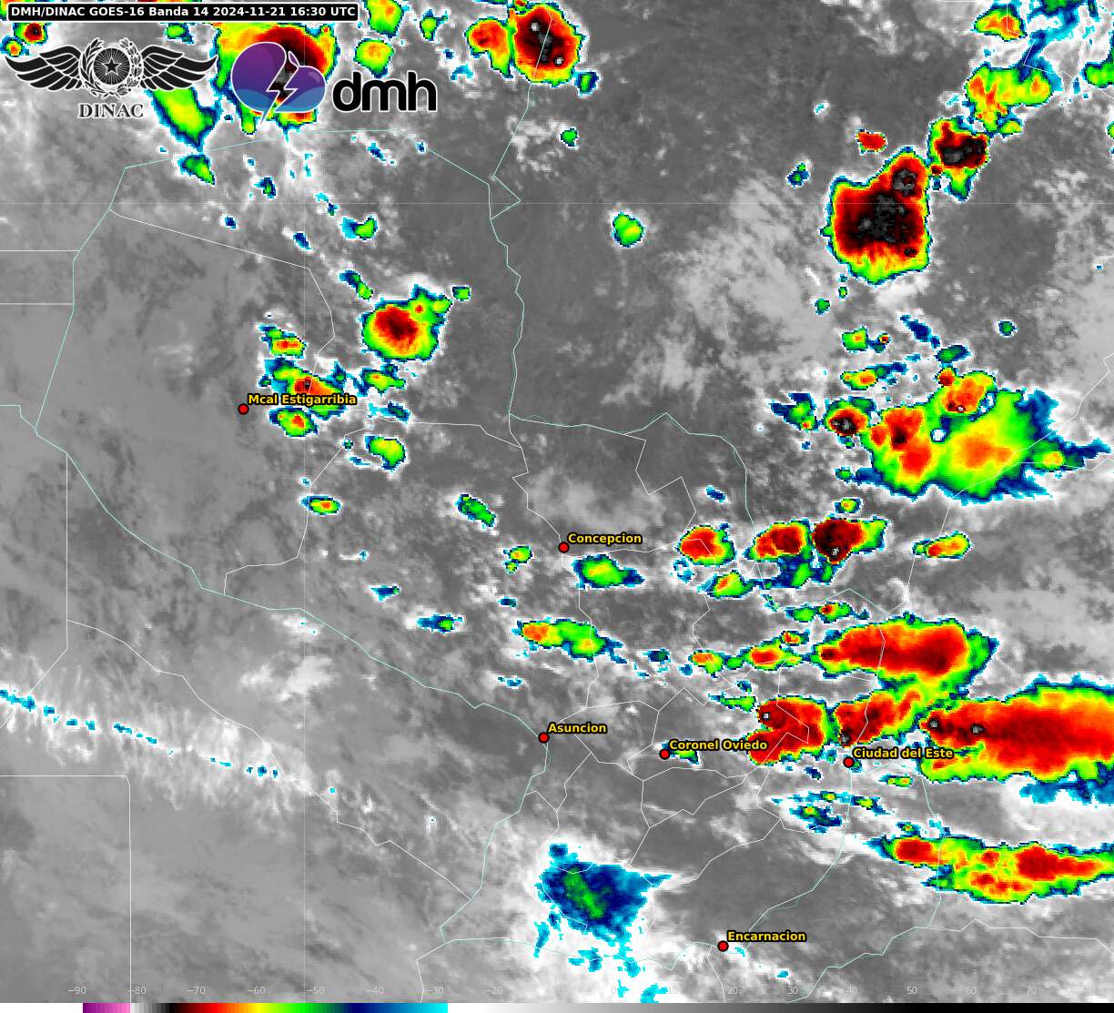 Imagen Satelital - GOES 16