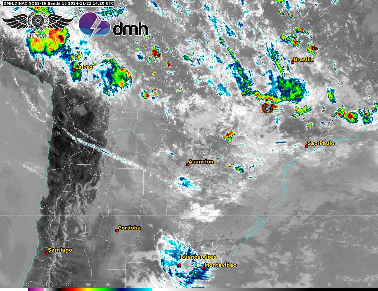 Imagen Satelital - GOES 16