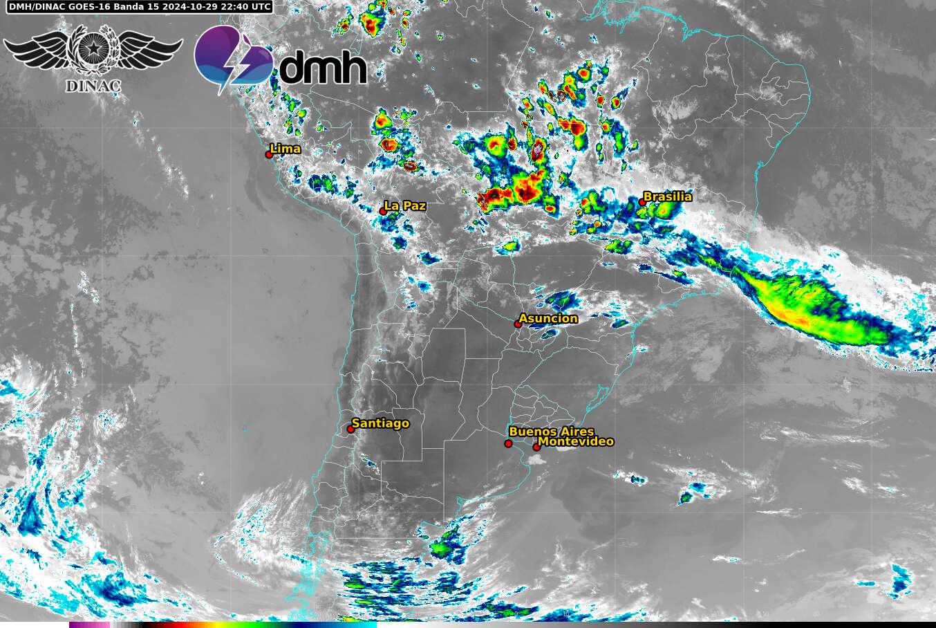 Imagen Satelital - GOES 16