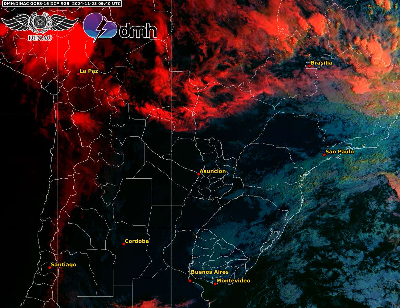 Imagen Satelital - GOES 16