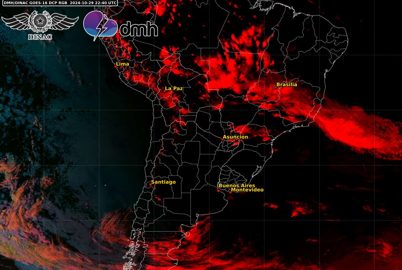 Imagen Satelital - GOES 16