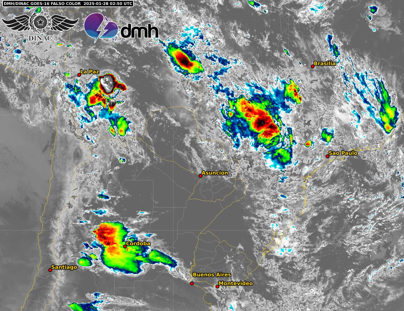 Imagen Satelital - GOES 16