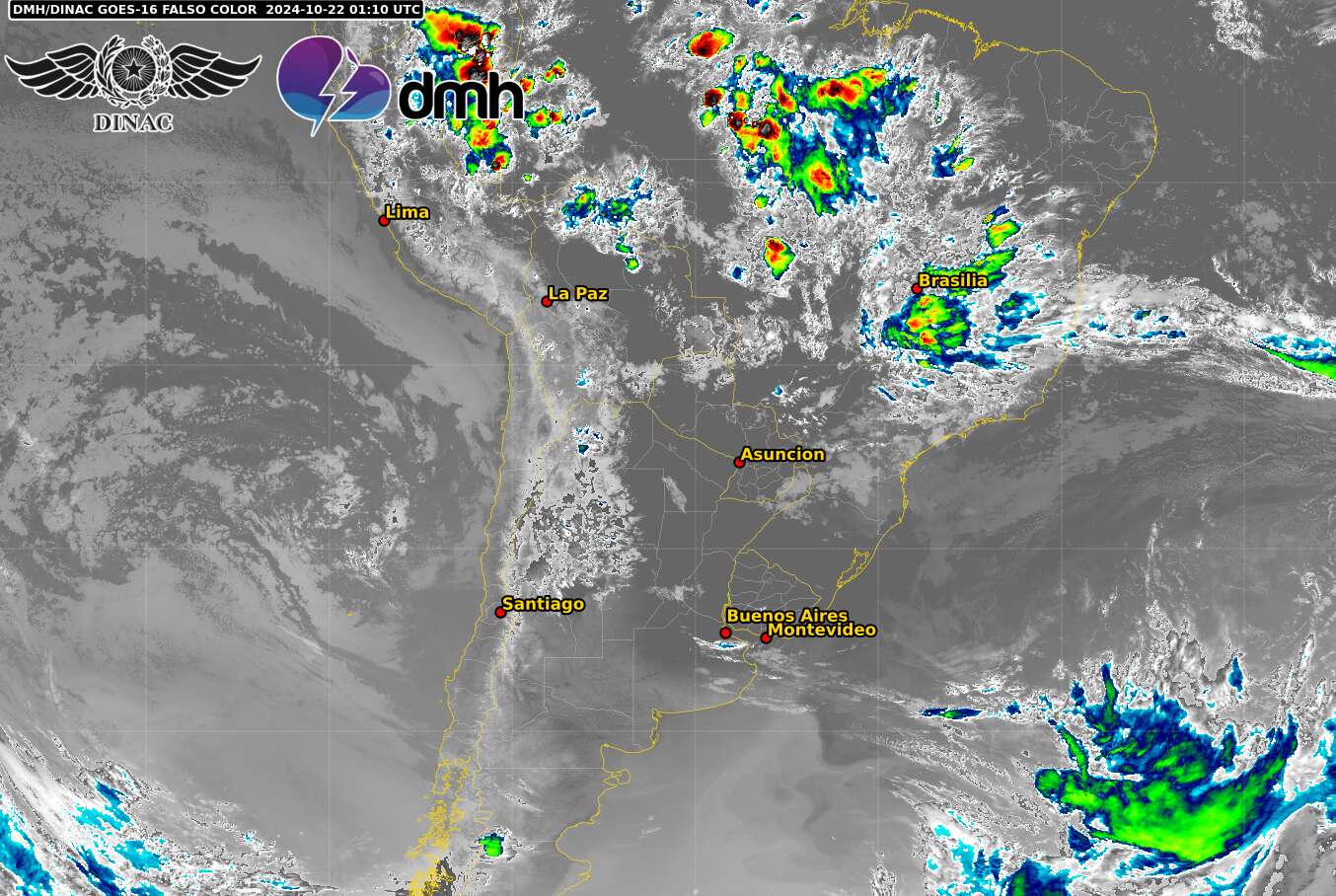 Imagen Satelital - GOES 16