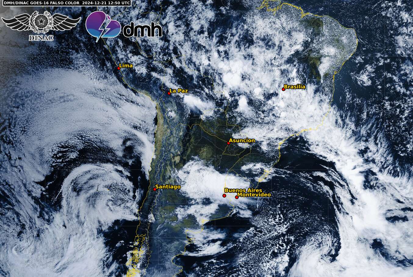 Imagen Satelital - GOES 16