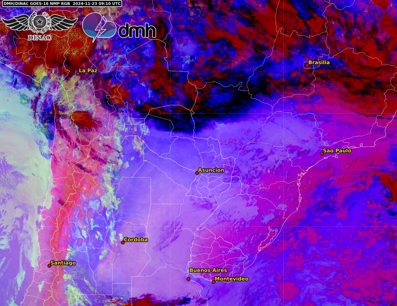 Imagen Satelital - GOES 16