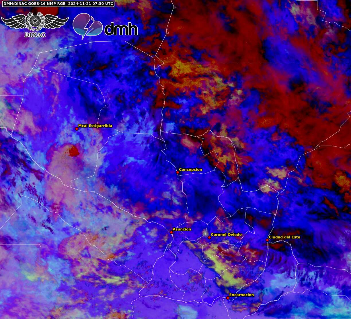 Imagen Satelital - GOES 16